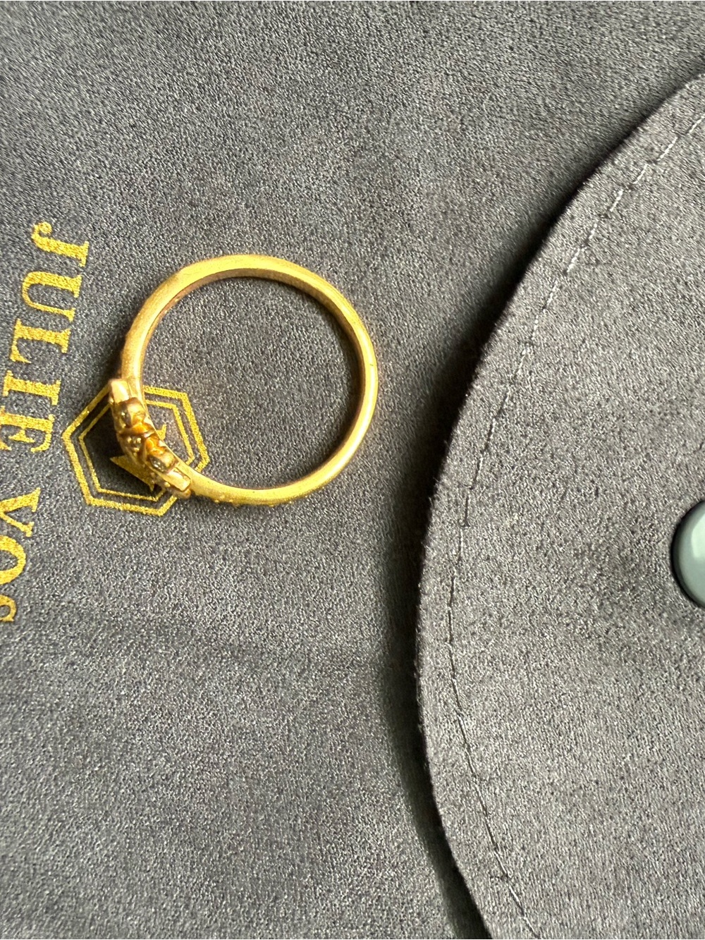 Julie Vos Gold Starburst Ring - Picture 2 of 4
